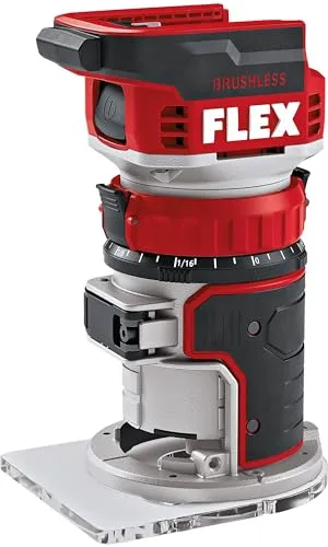 Flex CER 18.0-EC C Akku Kanten- und Oberfräse 18 V - SOLO - - Akku-Oberfräse für präzise Kantenbearbeitung, kabellos und leistungsstark mit 18 V Lithium-Ionen-Technologie, ideal für professionelle Anwendungen.