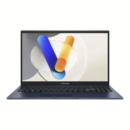 ASUS Vivobook 15 | Quiet Blue (X-Serie) | 15,6" FHD | Core i7 1355U | RAM: 12GB | SSD: 2TB | Windows 11 Pro | Office 2024 Pro #mit Notebooktasche
