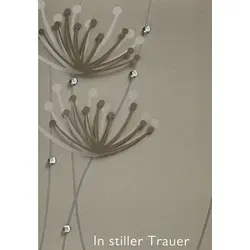 Trauer – Beileid – Kondolenz - Beileidskarte im Format 11,5x17cm mit Briefumschl