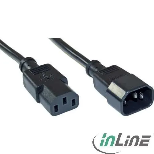 Kabel Kaltgeräteverlängerung, 3m Inline