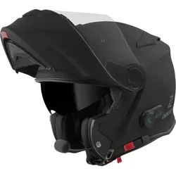 Bogotto H271 BT Bluetooth Klapphelm, schwarz, Größe 2XL - Motorradhelm mit Bluetooth-Funktion, thermoplastischer Außenschale und mikrometrischer Schnalle für optimalen Komfort und Sicherheit.