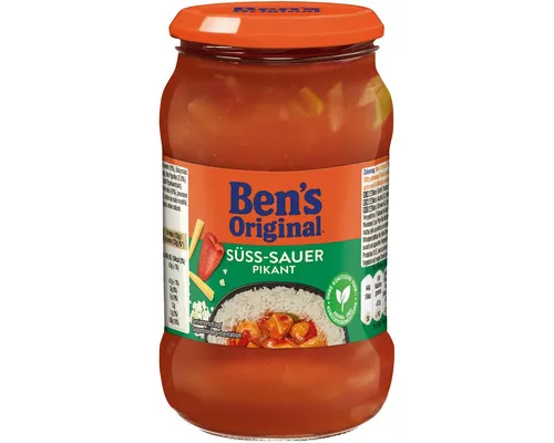 Ben's Original Saucen, Bens Original Sauce Süß Sauer lecker Pikant im Geschmack 400g