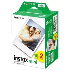 INSTAX Mini Film Standard (20/PK) - Hochwertige Kamerafilme für INSTAX Mini mit lebhaften Farben und gleichmäßigen Hauttönen. Ideal zum Beschriften und Verschenken. Bildgröße: 62 x 46 mm, perfekt für kreative Erinnerungen.