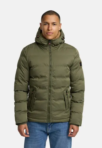 Indicode Winterjacke Nemos - Funktionsjacke mit warmer Wattierung und verstellbarer Kapuze, ideal für kalte Tage und vielseitig kombinierbar für Freizeit und Alltag.