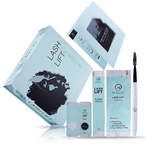 NICLAY Lash Lift Home Kit - Augenbrauenstift & -farbe, für einen professionellen Wimpern-Lift zu Hause – für einen langanhaltenden, schönen Schwung!