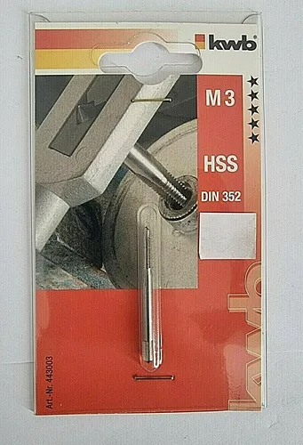 KWB HSS 443003 Einschnitt- Gewindebohrer M3