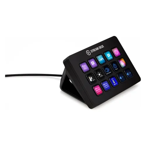 Stream Deck MK.2 - Keypad in Schwarz, vielseitig einsetzbar für Streamer und Kreative