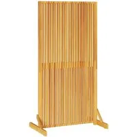 vidaXL Sichtschutz Raumteiler 150 cm aus massivem Akazienholz - Stylischer Raumteiler aus robustem Akazienholz für drinnen und draußen. Mit geölter Oberfläche und natürlicher Maserung sorgt er für eine elegante Atmosphäre. Ideal zur Schaffung von Privatsphäre und gemütlichen Ecken.
