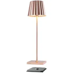 LED-Tischleuchte Troll 2.0 von sompex - Rosegoldfarben - Moderne Tischleuchte in rosegold mit dimmbarer Funktion, perfekt für stimmungsvolle Beleuchtung in jedem Raum. Maße: 38 cm hoch, ideal für Ihren Schreibtisch oder Nachttisch.
