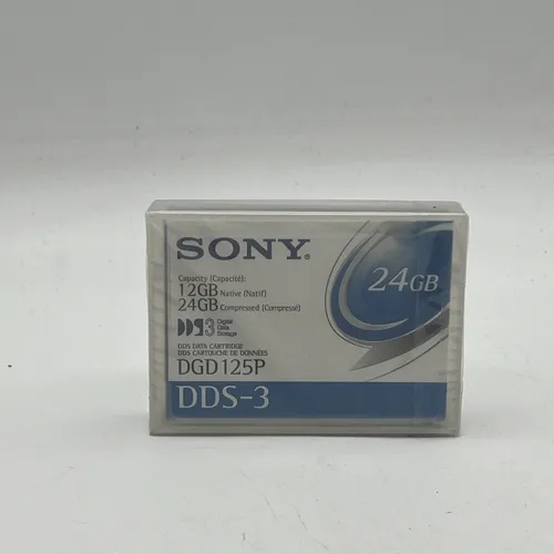 Sony DGD125P Data Cartridge Magnetband / DDS 3 / 12GB / NEU & OVP NOS