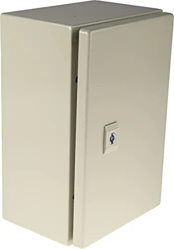 RS PRO Stahl Wandgehäuse RAL 7032 IP66, HxBxT 300 mm x 200 mm x 150mm
