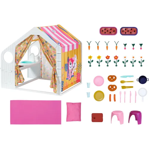 BABY born Weekend Haus - Puppenzubehör für kreative Rollenspiele, ideal für Kinder ab 36 Monaten