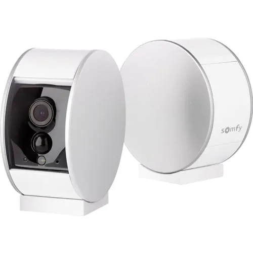 Somfy 2401507 Innenkamera – 130° Weitwinkel mit Nachtsicht - Überwachungskamera mit Full-HD 1080p, 8-fach Zoom und automatischer Blende für optimale Privatsphäre. Ideal zur intelligenten Bewegungserkennung und jederzeitiger Live-Überwachung auf Ihrem Smartphone.