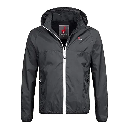 Höhenhorn 6D4 Rigi Herren Regenjacke – Wasserabweisend und Atmungsaktiv - Regenjacken für Herren, atmungsaktiv und wasserabweisend für optimale Trockenheit und Komfort bei Outdoor-Aktivitäten.