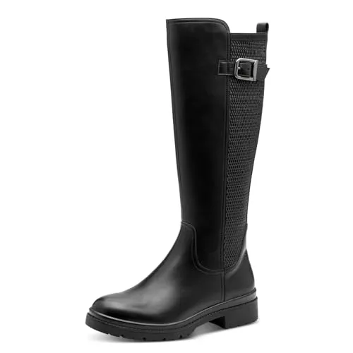 Tamaris Damen Stiefel mit Stretch-Schaft 1-25625-45 - Wanderschuhe mit 4,5 cm Absatz und herausnehmbarem Touch-it Komfort-Fußbett für ultimativen Tragekomfort und eleganten Look.
