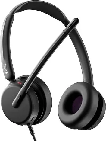 EPOS IMPACT 460 Stereo-Headset - UC-Version - Headset für Festnetztelefone mit EPOS ActiveGard-Technologie, schützt das Gehör vor Lautstärkespitzen und bietet eine intelligente Stummschaltfunktion.