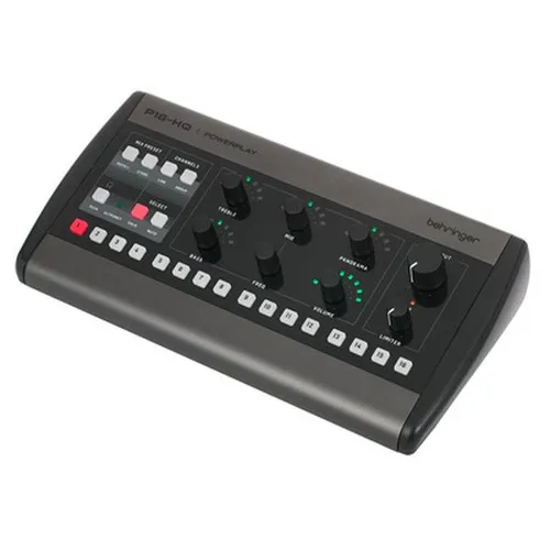Behringer P16-Hq Personal Monitoring Mixer - Mischpulte; 16-Kanal-Mixer mit intuitiver Bedienung und ultra-niedriger Latenz für präzises Monitoring – ideal für Musiker und Tontechniker.