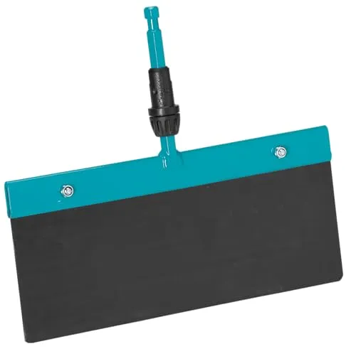GARDENA combisystem Stoßscharre 30 - Schneeschieber türkis/schwarz - Effiziente 30 cm Arbeitsbreite für müheloses Schneeschieben, kompatibel mit GARDENA combisystem Stielen, ideal für den Garten.