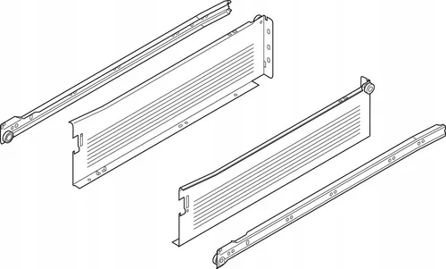 Metabox Schubladenführung 320k5500c15 550mm Cream - Hochwertige Schubladenführung mit teilweiser Ausziehbarkeit, ideal für den täglichen Einsatz. Perfekte Passform für eine einfache Montage und langlebige Nutzung.