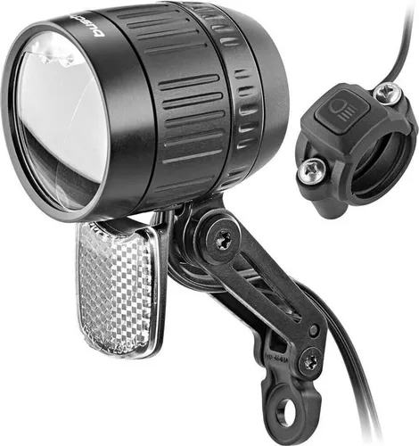 Busch+Müller IQ-XM E High Beam - 170 Lux LED Fahrradlicht für E-Bikes, StVZO zugelassen mit Fernlicht und Abblendlicht für optimale Sichtbarkeit