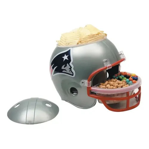 NFL Snack-Helm New England Patriots - Fanartikel für echte Patriots-Fans, ideal für Partys und Spiele, mit originellem Design und großem Fassungsvermögen für Snacks.