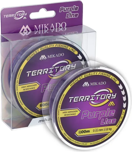 600m TERRITORY PURPLE Feederschur Karpfenschnur Angelschnur Ø0,28mm / 9,50kg