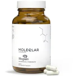 Moleqlar Magtein Magnesium-l-threonate Kapseln - Arzneimittel zur Unterstützung der kognitiven Funktion, fördert die geistige Klarheit und Konzentration.