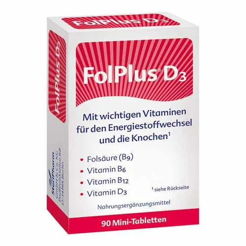 Folplus D3 Tabletten - Nahrungsergänzungsmittel zur Unterstützung des Immunsystems mit hochdosiertem Vitamin D3, ideal für eine gesunde Lebensweise.