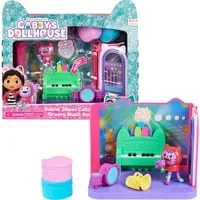 Spin Master Gabby's Dollhouse – DJ Catnip's Musikzimmer - Spielfigurenwelten mit 1 DJ Catnip Figur, 2 Möbelstücken und tollen Überraschungen – perfektes Spielvergnügen für Kinder ab 3 Jahren!