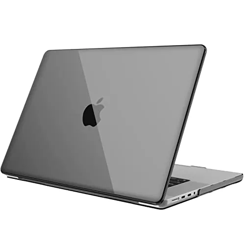 Fintie Hülle Kompatibel mit MacBook Pro 16 (2024-2021) M4 M3 M2 M1 Pro/Max A3186 A3403 A2991 A2780 A2485, Ultradünne Hartschale Schutzhülle Kompatibel mit MacBook Pro 16 Zoll, Grau