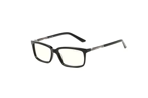 Gunnar Gaming- und Computerbrille - HAUS - Rahmenfarbe: Onyx - Glastönung: Clear (blockiert 35% Blaulicht & 100% UV-Licht) Focus - Blaulichtfilter-Brille