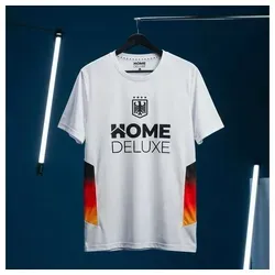 HOME WEAR Fußballtrikot TEAM DEUTSCHLAND - TRIKOT 2026 Nahtlose Retro-Optik in Weiß, Sporttrikot, Weltmeisterschaft XL