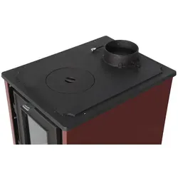 EEK A - Kaminofen mit Herdplatte 806 IGLO burgundy - 10,6kW