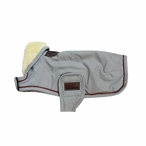 Kentucky Dogwear Hundemantel Waterproof 160g - Dusty Blue, XXL - Sonstiger Hundebedarf, wasserdicht und atmungsaktiv mit kuscheligem Kunstfell für optimalen Komfort und Wärme an kalten Wintertagen.