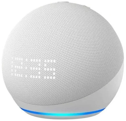 Amazon Echo Dot (5th Gen) - Smart Lautsprecher mit Uhr und Alexa - Smart Speakers: Genieße Musik in bester Qualität und steuere deine Geräte einfach per Sprache oder Smartphone-App.