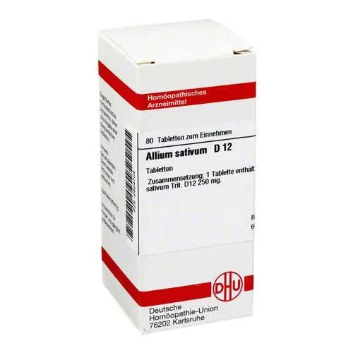 DHU Allium sativum D 12 Tabletten 80 St