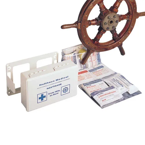 Verbandkasten Nautisave - 1 St - Arzneimittel für Notfälle, kompakt und leicht, ideal für unterwegs oder im Boot, von Holthaus Medical GmbH & Co. KG.