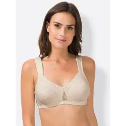 Viania Bügelloser BH Komfort-BH ohne Bügel beige 100 - Funktionsunterwäsche mit Spitzen-Optik, sorgt für höchsten Tragekomfort ohne Druckstellen - ideal für jeden Tag.