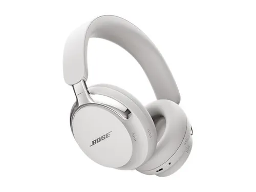 BOSE QuietComfort Ultra (2. Gen.) kabellose Noise-Cancelling Over-ear Kopfhörer White - Kopfhörer mit fortschrittlichem Noise-Cancelling und 360-Grad-Sound für ein immersives Hörerlebnis. Perfekt für Ruhe und Komfort, ideal für Reisen und Büro.