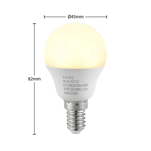 Lindby LED E14 Lampe 'E14 4,5W LED' (E14) - Leuchtmittel LED-Lampen