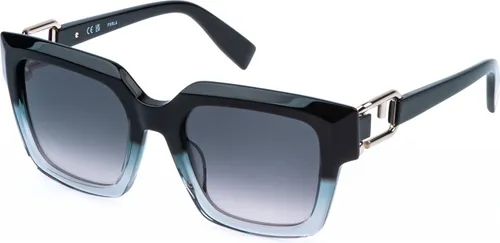 Furla SFU981 Nero sfumato grigio lucido 53/20/140 Damen Sonnenbrillen