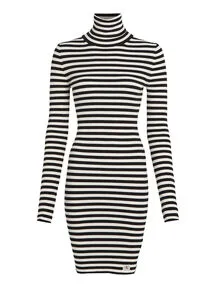 Damen Strickkleid aus Bio-Baumwolle WOVEN LABEL TIGHT SWEATER DRESS L