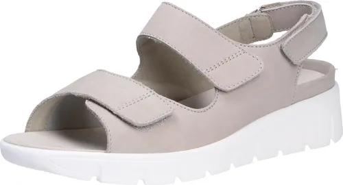 Waldläufer K-Adea Sandale 658k01-206-070, Orthotritt, Denver (Nubukleder) / Nalastretch, Stein (beige), Weite K 41