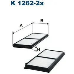 Filtron Filter, Innenraumluft K 1262-2x