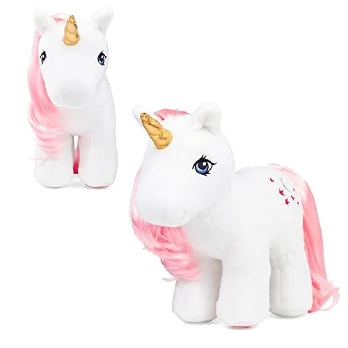 My Little Pony Moondancer Plüsch 40. Jubiläum - Stofftier & Teddybär: Retro-Pferd zum 40. Jubiläum, ideal für Sammler und Kinder ab 3 Jahren, mit glänzendem Haar und Zubehör für kreatives Spielen.