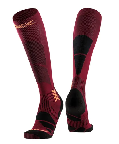 X-Socks Skisocke Ski Perform OTC dunkelrot Herren - Größe 45-47 - X-Socks Skisocke für optimale Balance beim Skifahren, mit Suppronation-Bandage für perfekten Halt und Unterstützung.