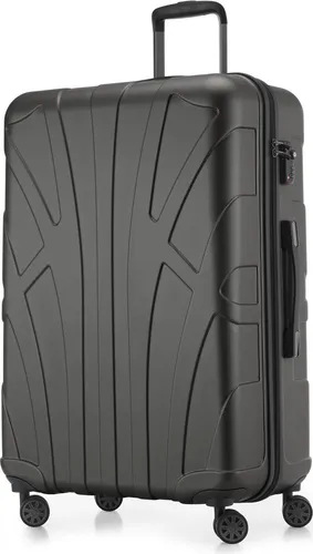 Suitline Reisekoffer XL - Erweiterbar, Hartschale mit 4 Rollen - Trolley für 2-3 Wochen Reisen, 110 Liter Volumen, robustes ABS-Material, TSA-Schloss für zusätzliche Sicherheit und komfortabler Transport durch ergonomische Teleskopgriffe.