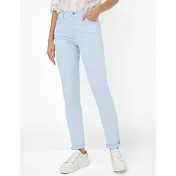 BRAX Feel Good Style Carola BLEU 42 - Ultralight Five-Pocket-Hose - Damen-Hosen mit femininer Passform und Teilungsnähten aus hochwertigem Baumwollmix für ein angenehmes Tragegefühl und perfekten Sitz.