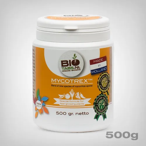 BioTabs Mycotrex 500 Gramm - Organischer Dünger für gesunde Pflanzen - Dünger: Fördert das Wurzelwachstum und die Vitalität Ihrer Pflanzen mit natürlichen Inhaltsstoffen.