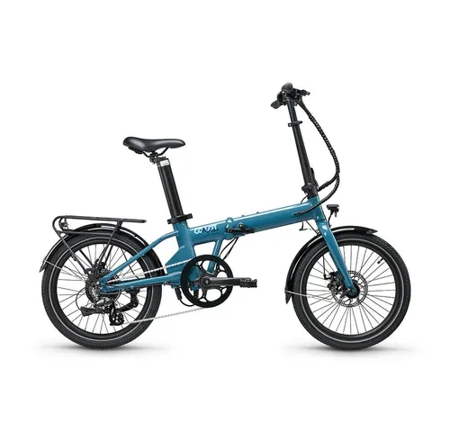 COAST VYBE light 7S Faltrad - 20 Zoll E-Faltrad - Klapprad mit 7-Gang Shimano-Schaltung, leicht und kompakt für mühelosen Transport in der Stadt – ideal für Pendler und urbane Entdecker.